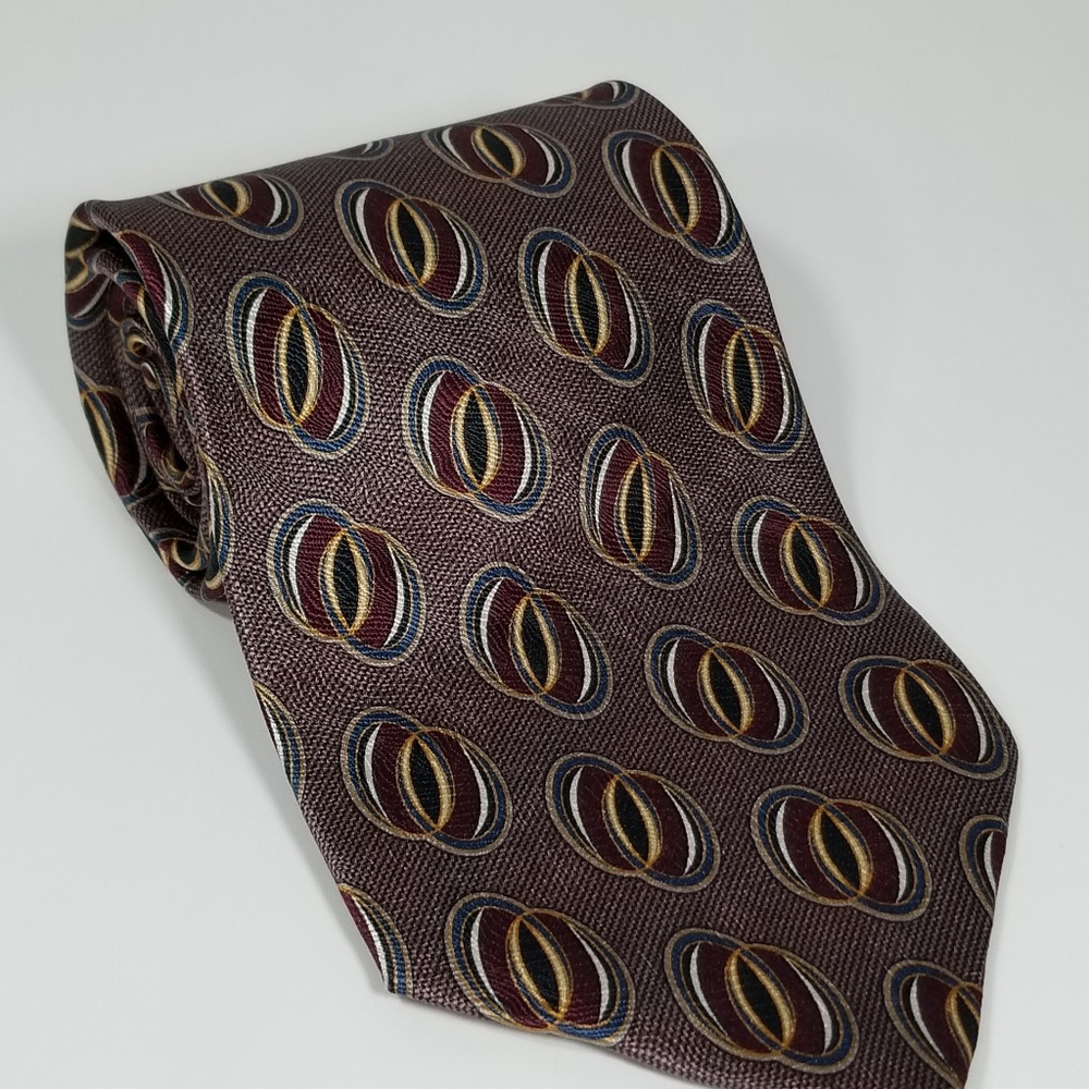 Gianofranco Ruffini Vintage Italian Tie 100% Silk